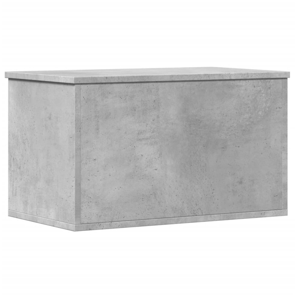 vidaXL Κουτί Αποθήκευσης Γκρι Σκυροδέματος 60x35x35 εκ. Επεξεργ. Ξύλο