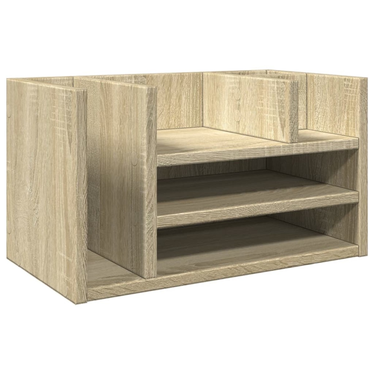 vidaXL Έπιπλο Οργάνωσης Γραφείου Sonoma Δρυς 44,5x24x25 εκ Επεξ. Ξύλο