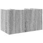vidaXL Έπιπλο Οργάνωσης Γραφείου Γκρι Sonoma 44,5x24x25 εκ Επεξ. Ξύλο