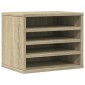 vidaXL Έπιπλο Οργάνωσης Γραφείου Sonoma Δρυς 36x26x29,5εκ Επεξ. Ξύλο