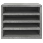 vidaXL Έπιπλο Οργάνωσης Γραφείου Γκρι Σκυρ. 36x26x29,5εκ Επεξ. Ξύλο