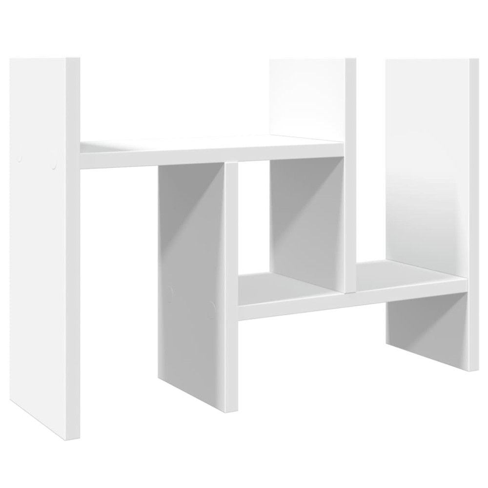 vidaXL Έπιπλο Οργάνωσης Γραφείου Λευκό 34,5x15,5x35,5 εκ. Επεξ. Ξύλο