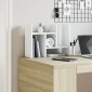 vidaXL Έπιπλο Οργάνωσης Γραφείου Λευκό 34,5x15,5x35,5 εκ. Επεξ. Ξύλο