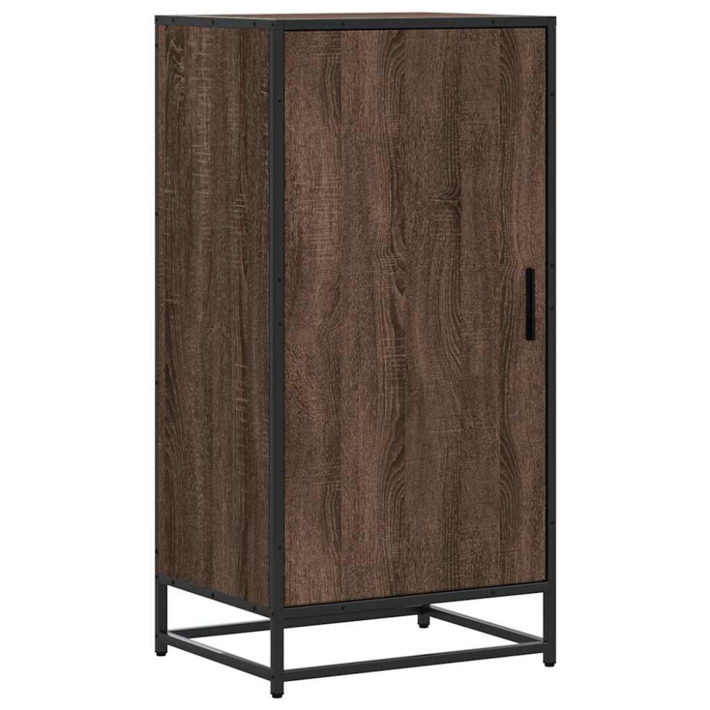 vidaXL Ράφι παπουτσιών καφέ δρυς 48x38x97,5 cm Κατασκευασμένο ξύλο