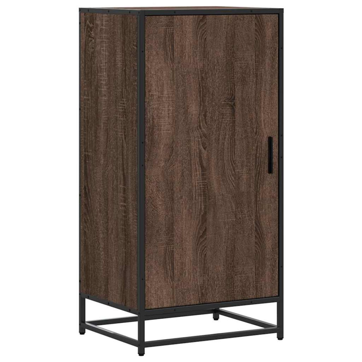 vidaXL Ράφι παπουτσιών καφέ δρυς 48x38x97,5 cm Κατασκευασμένο ξύλο