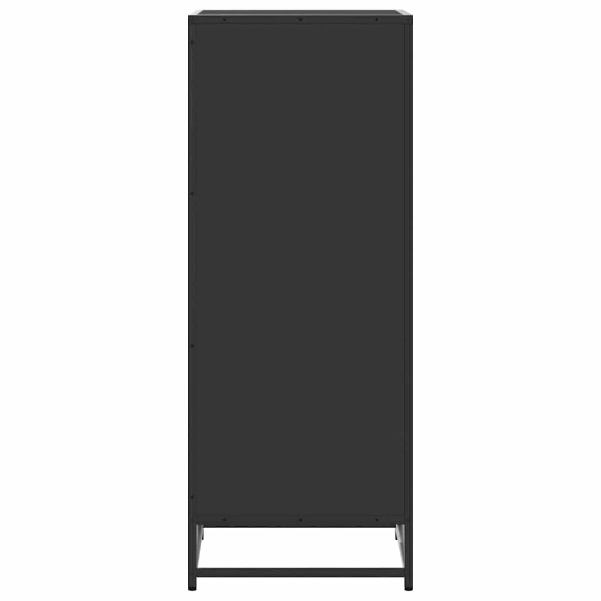 vidaXL Παπουτσοθήκη Μαύρο 48x38x97,5 εκ. από Επεξεργασμένο Ξύλο
