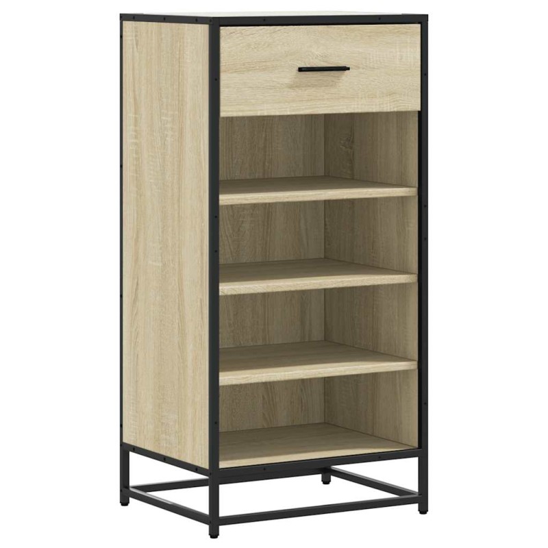 vidaXL Παπουτσοθήκη Sonoma Δρυς 48x38x97,5 εκ. Επεξεργασμένο Ξύλο