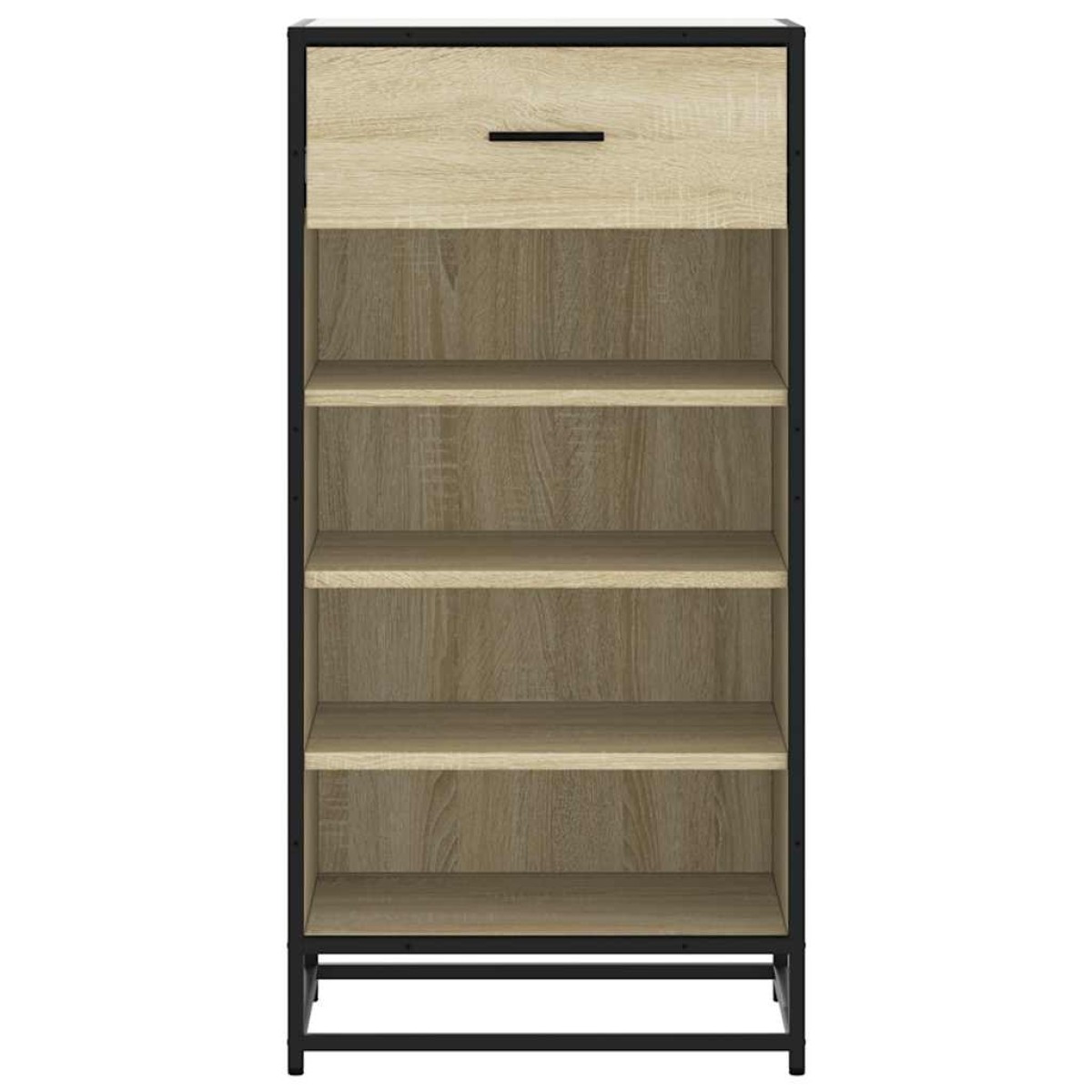 vidaXL Παπουτσοθήκη Sonoma Δρυς 48x38x97,5 εκ. Επεξεργασμένο Ξύλο