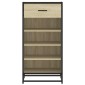 vidaXL Παπουτσοθήκη Sonoma Δρυς 48x38x97,5 εκ. Επεξεργασμένο Ξύλο