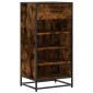 vidaXL Παπουτσοθήκη Καπνιστή Δρυς 48x38x97,5 εκ. Επεξεργασμένο Ξύλο