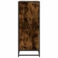 vidaXL Παπουτσοθήκη Καπνιστή Δρυς 48x38x97,5 εκ. Επεξεργασμένο Ξύλο