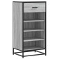 Ράφι παπουτσιών vidaXL Γκρι Sonoma 48x38x97,5 cm Κατασκευασμένο ξύλο