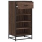 vidaXL Ράφι παπουτσιών καφέ δρυς 48x38x97,5 cm Κατασκευασμένο ξύλο