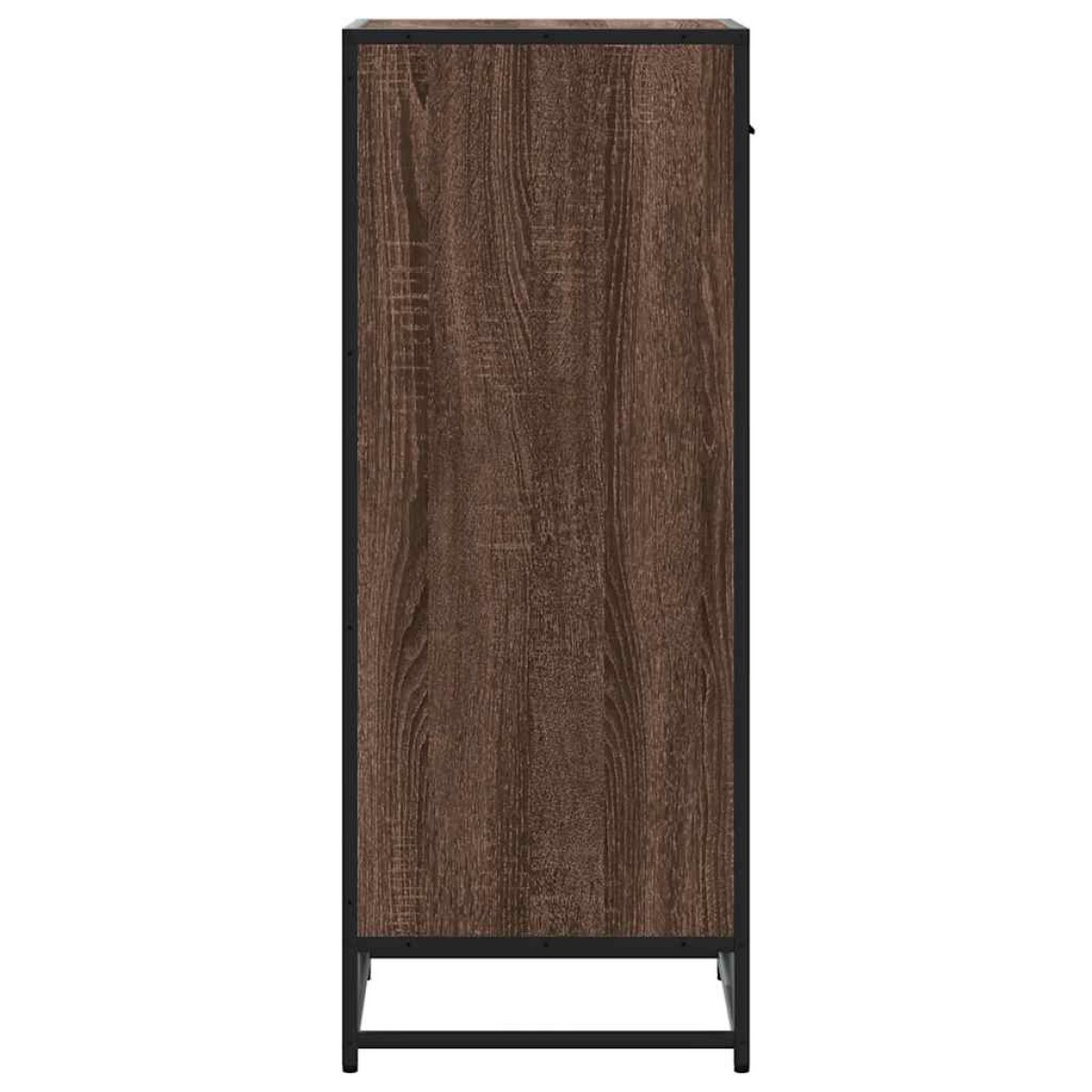vidaXL Ράφι παπουτσιών καφέ δρυς 48x38x97,5 cm Κατασκευασμένο ξύλο