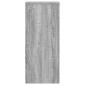 vidaXL Βάσεις Φυτών 2 Τεμ. Γκρι Sonoma 30x30x70 εκ. Επεξεργασμένο Ξύλο