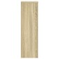 vidaXL Βάσεις Φυτών 2 Τεμ. Sonoma Δρυς 25x25x80 εκ. Επεξεργασμένο Ξύλο