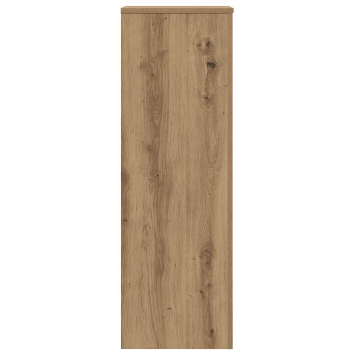vidaXL Βάσεις Φυτών Αρτισιανή Δρυς 33x33x100 εκ. Επεξ. Ξύλο