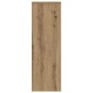 vidaXL Βάσεις Φυτών Αρτισιανή Δρυς 33x33x100 εκ. Επεξ. Ξύλο