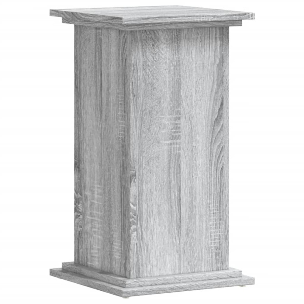vidaXL Βάσεις Φυτών Γκρι Sonoma 33x33x60 εκ. Επεξεργασμένο Ξύλο