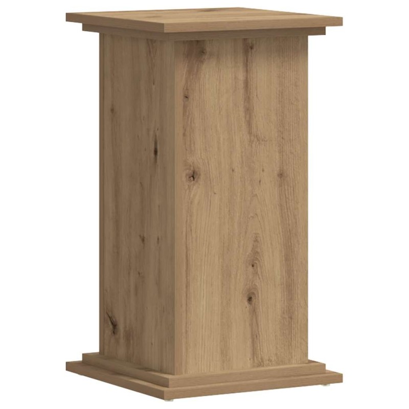 vidaXL Βάσεις Φυτών Αρτισιανή Δρυς 33x33x60 εκ. Επεξ. Ξύλο