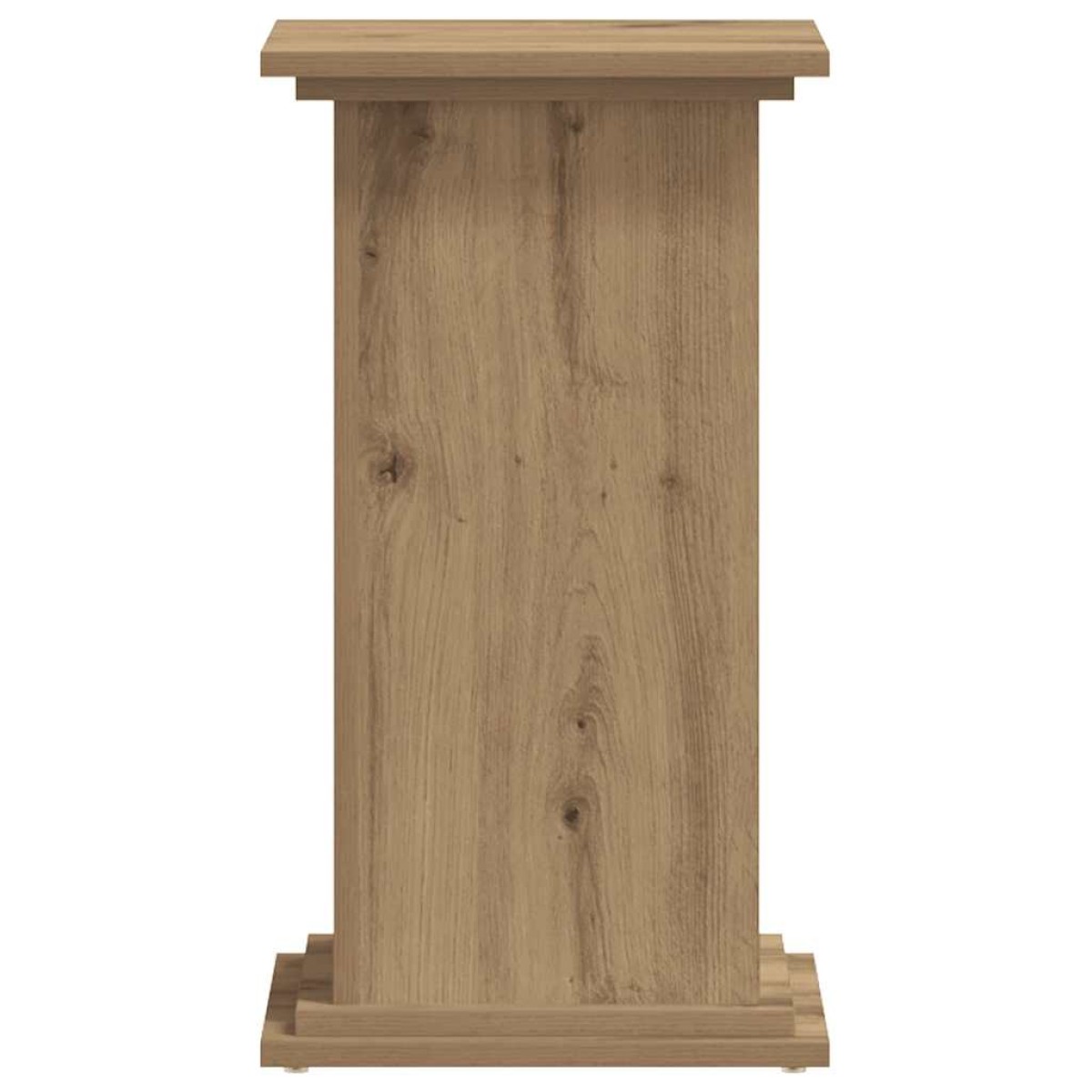 vidaXL Βάσεις Φυτών Αρτισιανή Δρυς 33x33x60 εκ. Επεξ. Ξύλο