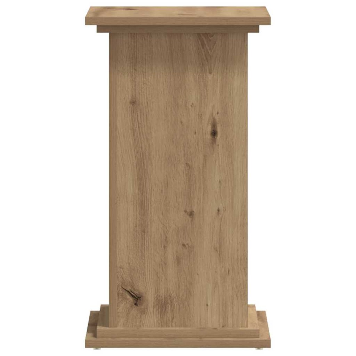 vidaXL Βάσεις Φυτών Αρτισιανή Δρυς 33x33x60 εκ. Επεξ. Ξύλο