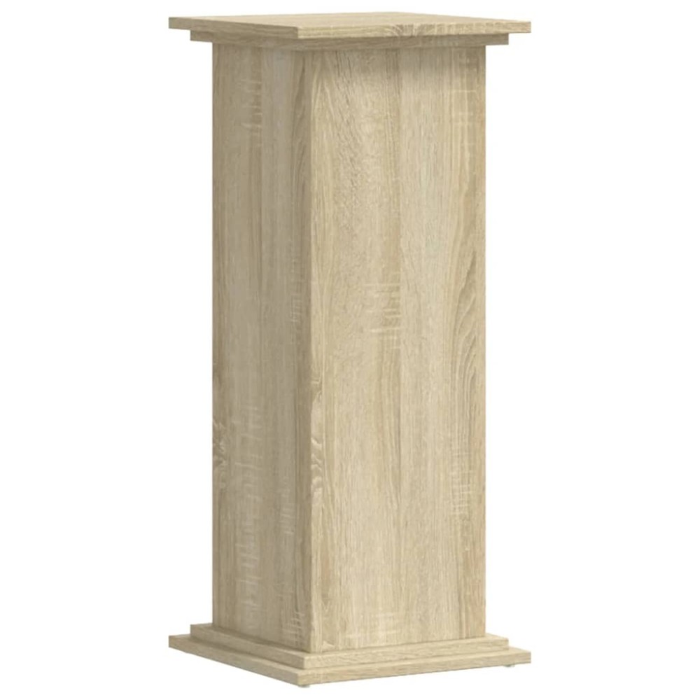 vidaXL Βάσεις Φυτών Sonoma Δρυς 33x33x80εκ. Επεξεργασμένο Ξύλο