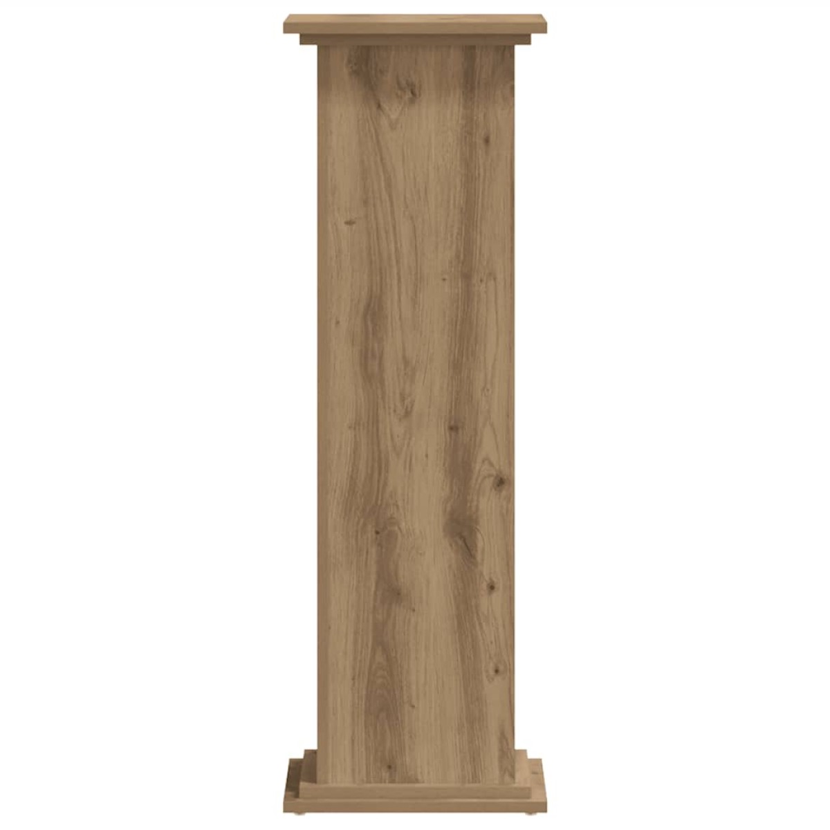 vidaXL Βάσεις Φυτών Αρτισιανή Δρυς 33x33x100 εκ. Επεξ. Ξύλο