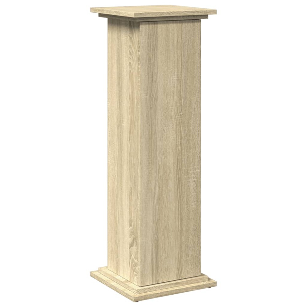 vidaXL Βάση Οθόνης με Αποθ. Sonoma Δρυς 31x30x90 εκ Επεξεργασμένο Ξύλο