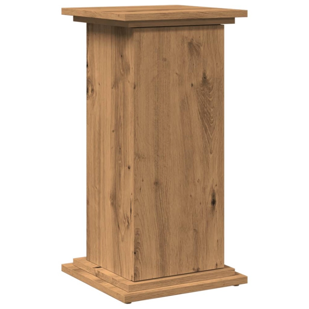 vidaXL Βάση Οθόνης με Αποθ. Αρτισιανή Δρυς 31x30x60 εκ Επεξεργ. Ξύλο