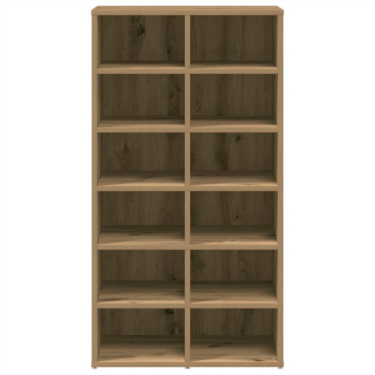 vidaXL Ράφι παπουτσιών Artisan Oak 54x34x100,5 cm Κατασκευασμένο ξύλο