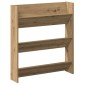 vidaXL Ντουλάπι παπουτσιών τοίχου Artisan Oak Κατασκευασμένο ξύλο