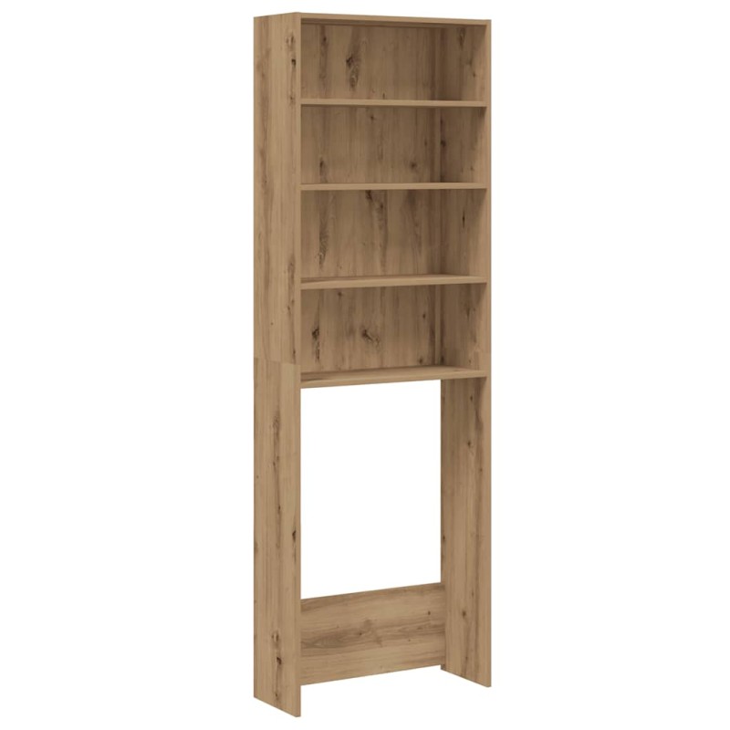 vidaXL Ντουλάπι πλυντηρίου ρούχων Artisan Oak 64x24x190 cm