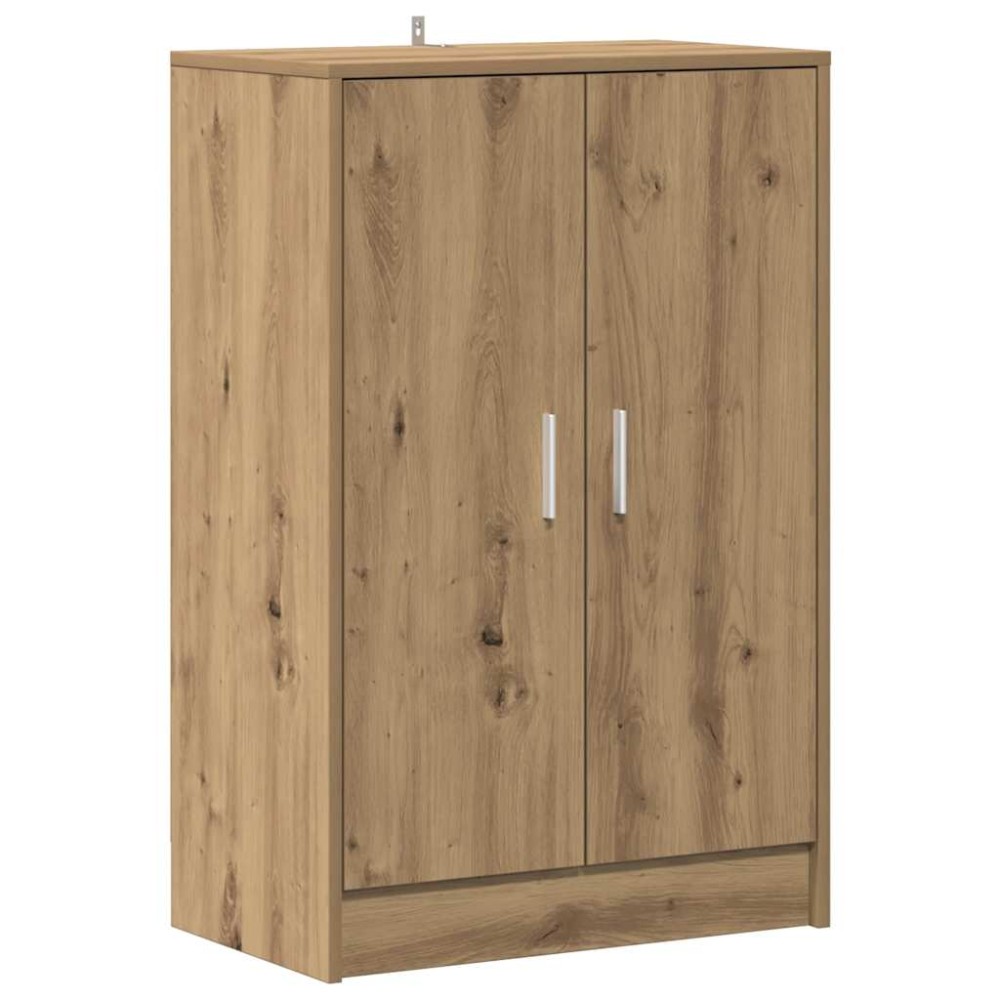 vidaXL Παπουτσοθήκη Αρτισιανή Δρυς 60x35x92 εκ. Επεξεργασμένο Ξύλο