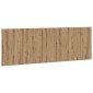 vidaXL Κεφαλάρι Κρεβατιού Αρτισιανή Δρυς 240x1,5x80εκ Επεξεργ. Ξύλο