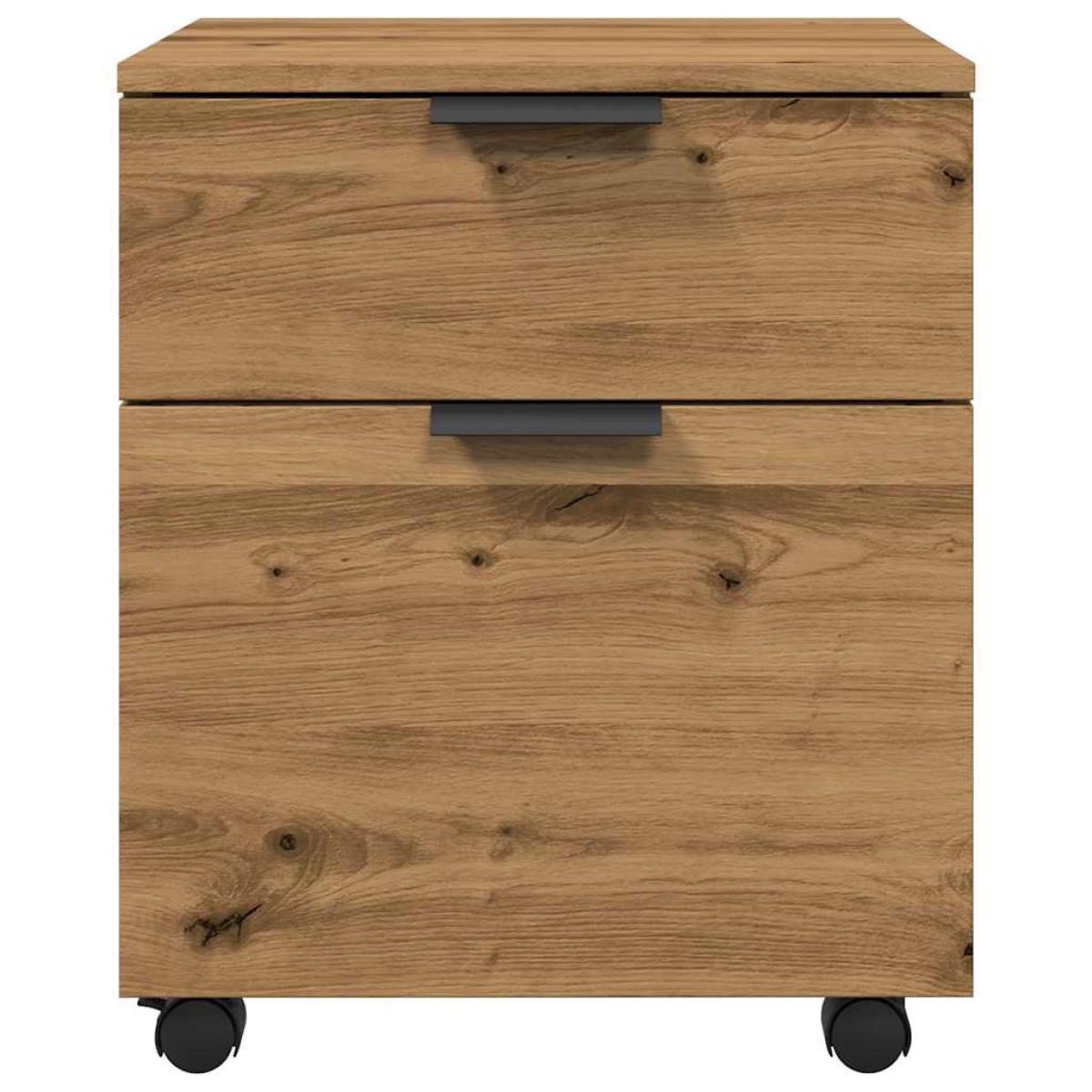 Κινητό ντουλάπι αρχείων vidaXL με τροχούς Artisan Oak