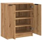 vidaXL Παπουτσοθήκη Αρτισιανή Δρυς 59x35x70 εκ. Επεξ. Ξύλο