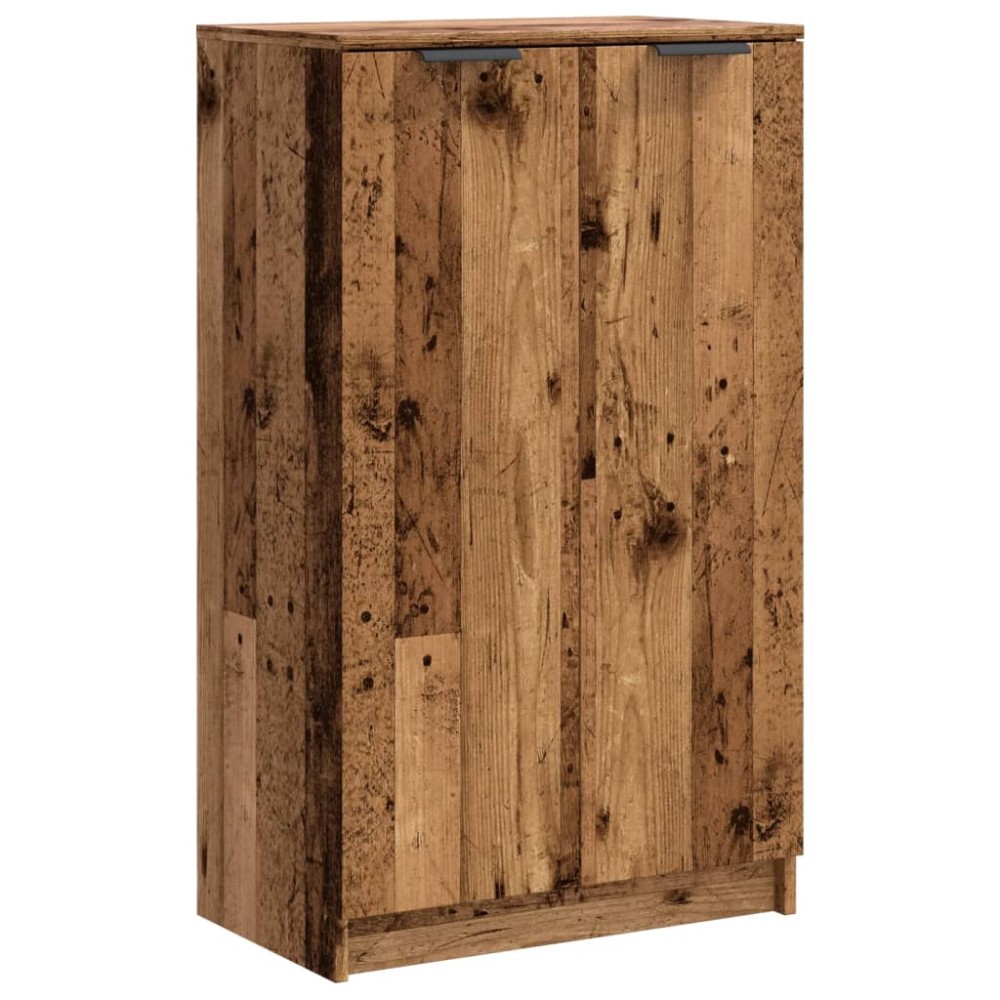 vidaXL Παπουτσοθήκη Όψη Παλαιού Ξύλου 59x35x100,5 εκ. Επεξ. Ξύλο