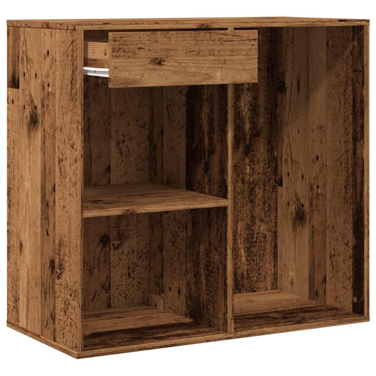 vidaXL Ντουλάπι καλλυντικών Παλιό ξύλο 80x40x75 cm Κατασκευασμένο ξύλο