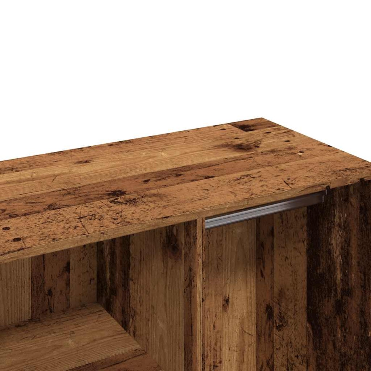 vidaXL Ντουλάπι ντύσιμο Παλιό ξύλο 80x40x65 cm Κατασκευασμένο ξύλο