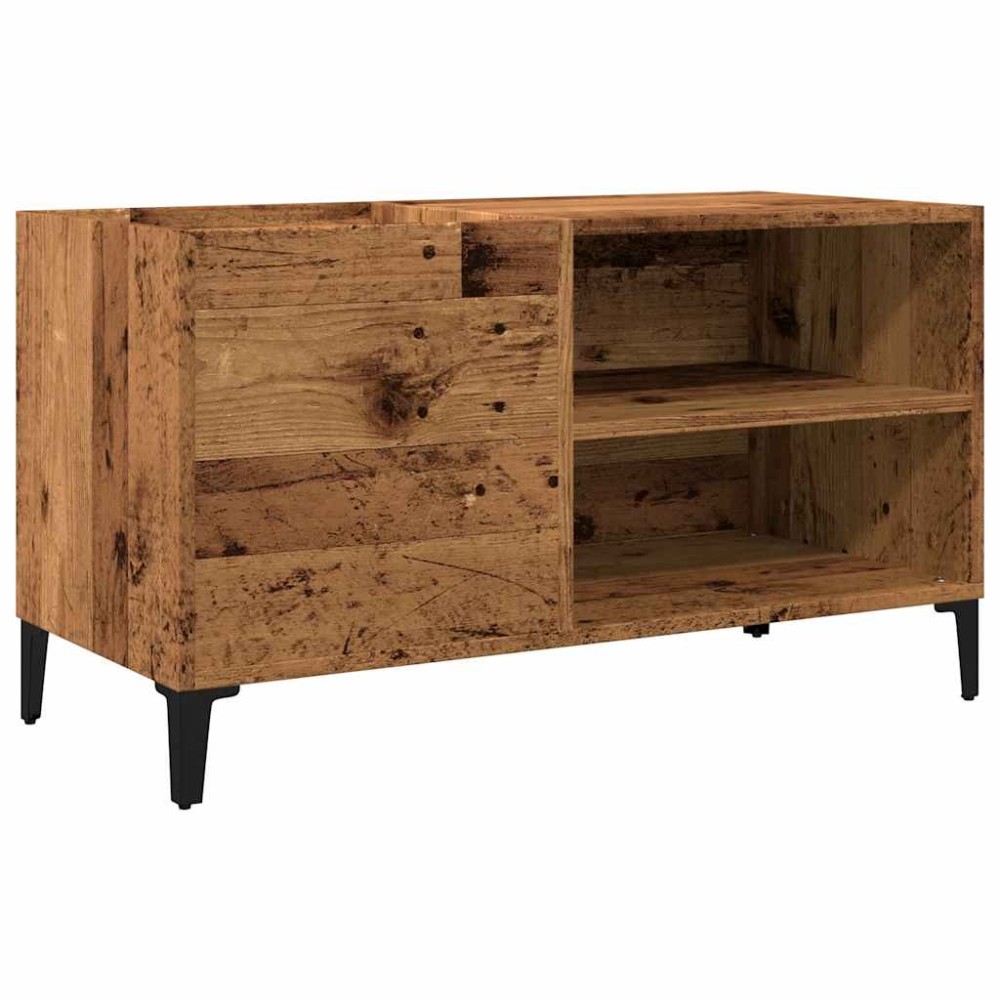 vidaXL Δισκοθήκη Παλιό Ξύλο 84,5 x 38 x 48 εκ. από Επεξεργασμένο Ξύλο