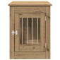 vidaXL Έπιπλα κλουβιού σκύλου Artisan Oak Κατασκευασμένο ξύλο