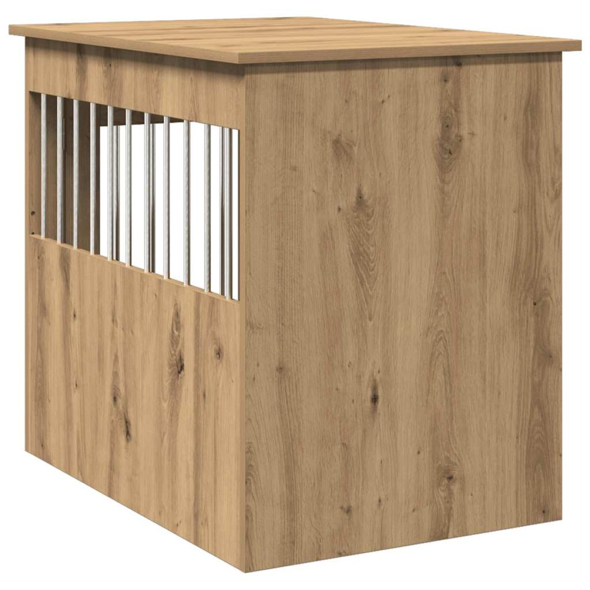 vidaXL Έπιπλα κλουβιού σκύλου Artisan Oak Κατασκευασμένο ξύλο