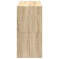 vidaXL Ράφια παπουτσιών 2 τμχ στοιβαζόμενα Sonoma Oak 60x30x30,5 cm