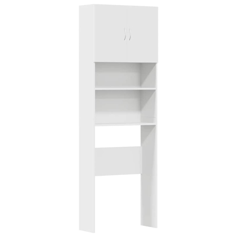 vidaXL Ντουλάπι πλυντηρίου ρούχων Λευκό 64x24x190 cm Ξύλινη κατασκευή