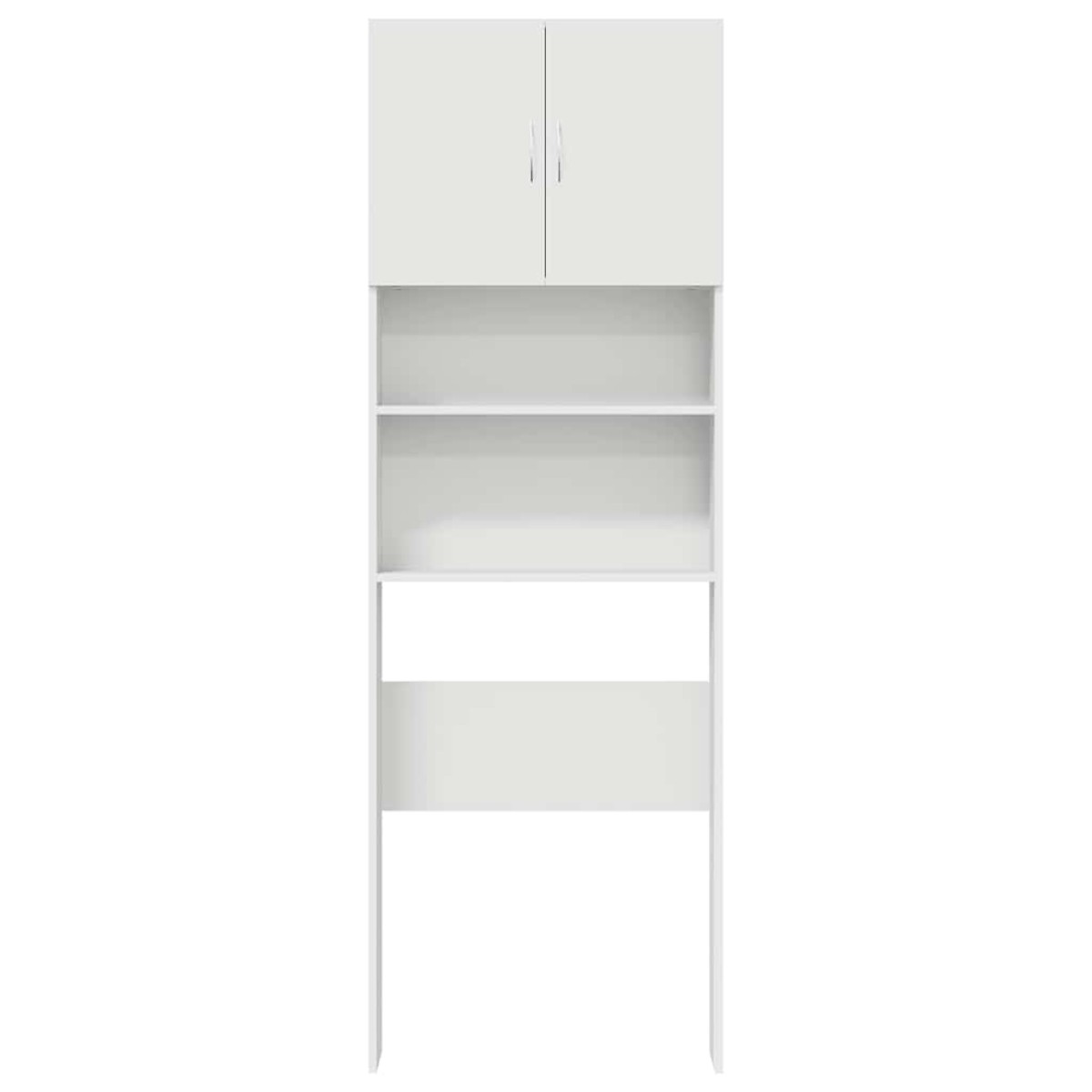 vidaXL Ντουλάπι πλυντηρίου ρούχων Λευκό 64x24x190 cm Ξύλινη κατασκευή