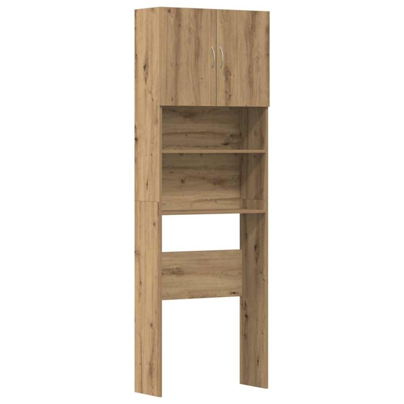 vidaXL Ντουλάπι πλυντηρίου ρούχων Artisan Oak Κατασκευασμένο ξύλο
