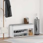 Πάγκος παπουτσιών vidaXL Λευκό 102x30,5x45 cm Κατασκευασμένο ξύλο