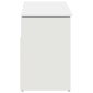 Πάγκος παπουτσιών vidaXL Λευκό 102x30,5x45 cm Κατασκευασμένο ξύλο