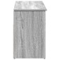 Πάγκος παπουτσιών vidaXL Γκρι Sonoma 102x30,5x45cm Κατασκευασμένο ξύλο